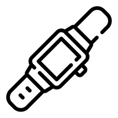 smart watch line icon