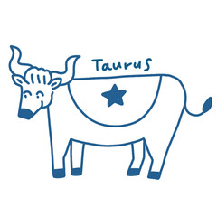牡牛座のイラスト