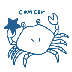 蟹座のイラスト