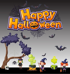 Happy Halloween poster template