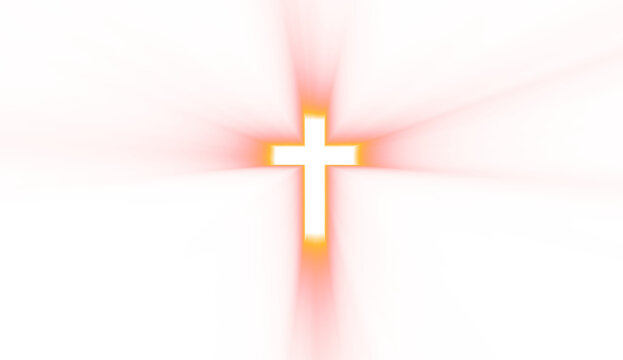 cross in the light