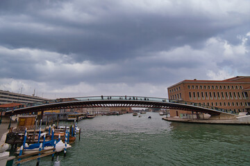 Naklejka premium canals of the city of Venice Italy.