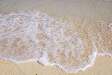 sea salt in the sand