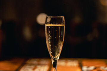 Champagne, celebration drink.