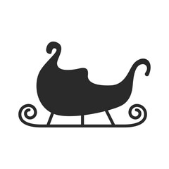 Santa's carriage icon