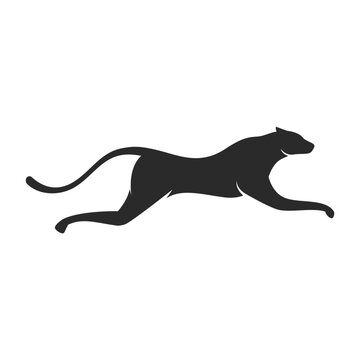 Cheetah logo illustration