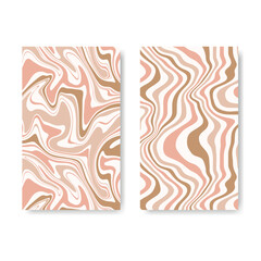 Vector background with marble paper effect. Abstract weaves groovy texture.