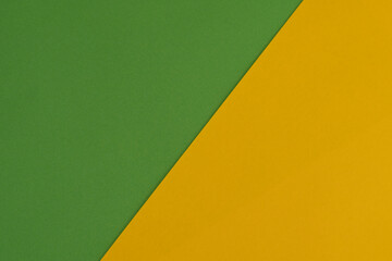 Paper planes product template background. Yellow and green