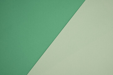 Paper planes product template background. Shades of green