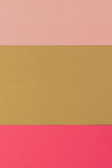 Paper planes skincare or jewellery product template background. Shades of pink and brown. 