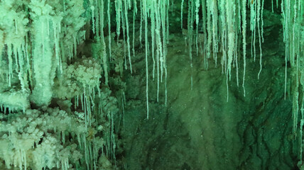 Green Cave Background
