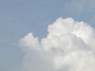 blue sky with white clouds