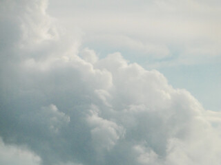 blue sky with white clouds