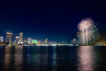 神奈川県横浜市　スマートフェスティバルの花火