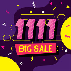 big sale lettering 11 11
