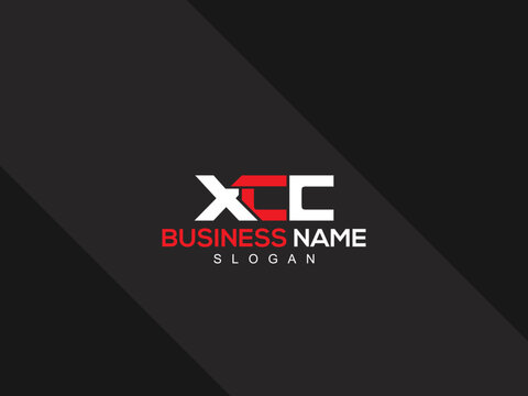 Creative Three Letter XCC Logo Icon, Unique XC Letter Logo Design For Your Business