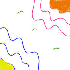 Red yellow watercolor floral leaf art