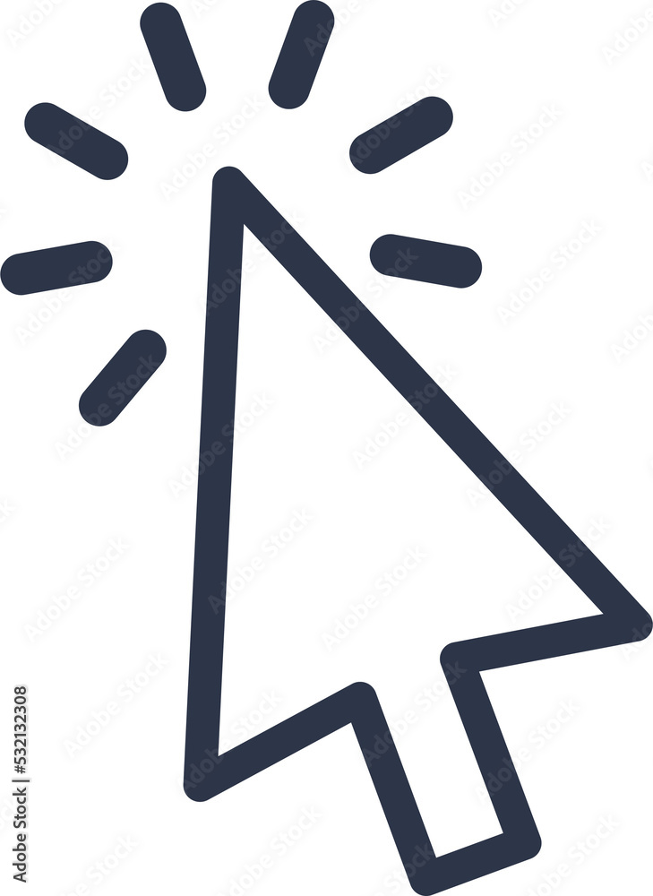 Poster cursor icon. mouse cursor pointer signs.