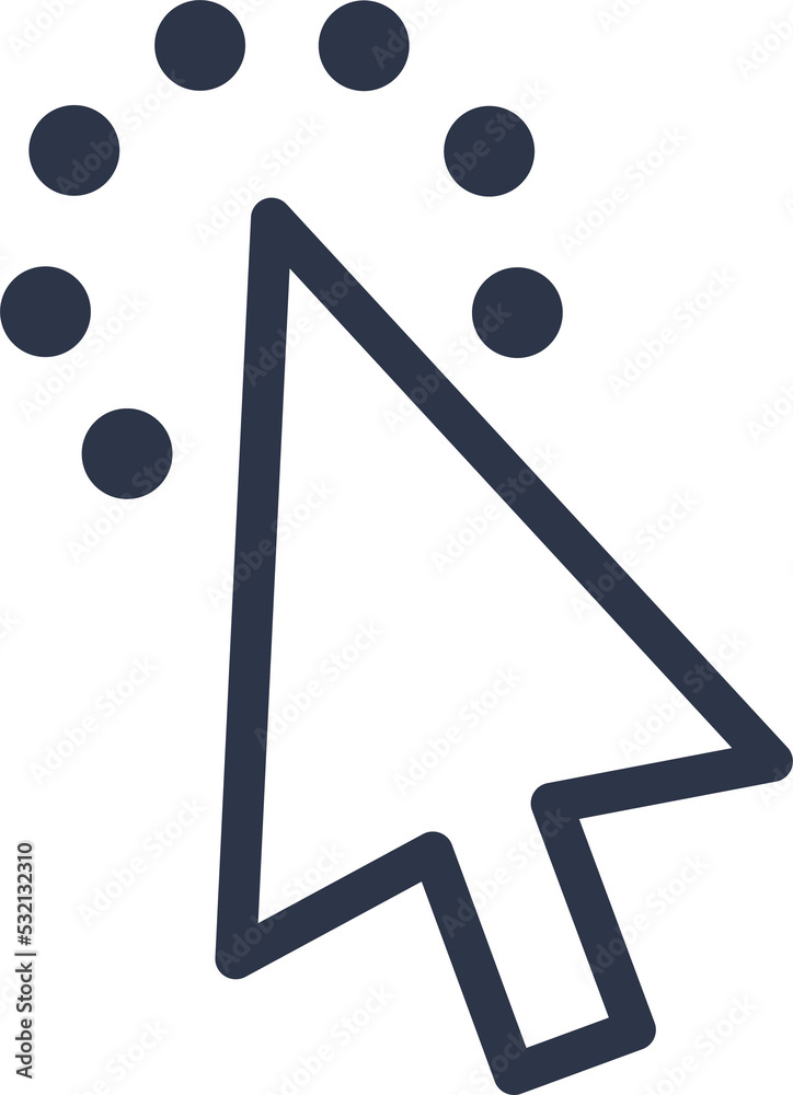 Poster cursor icon. mouse cursor pointer signs.