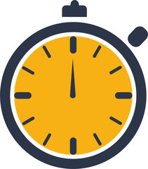 Timer clock icon. Countdown timers. Stopwatch symbol.