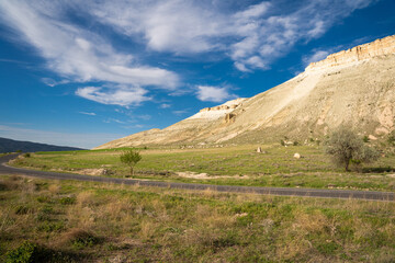 beautiful mountain scenery of Cappadocia