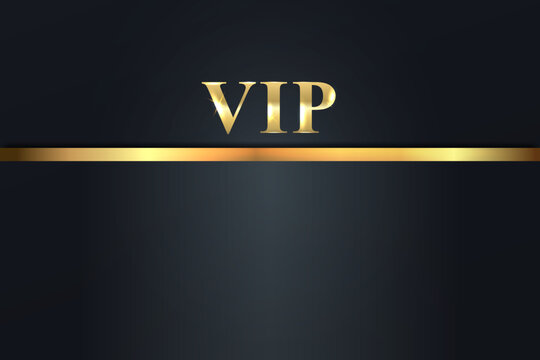 Luxury Template Design. VIP Card.VIP Invitation.Vip Gold Ticket.Vip In Abstract Style On Black Background.Premium Card.VIP.