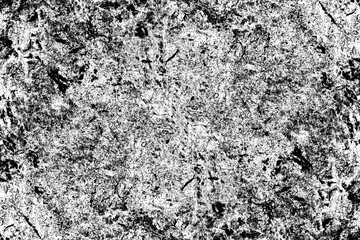 Scattered heavy grunge texture on a white surface