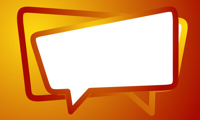 Modern gradient background with speech bubbles. Perfect for banners, wallpapers and more