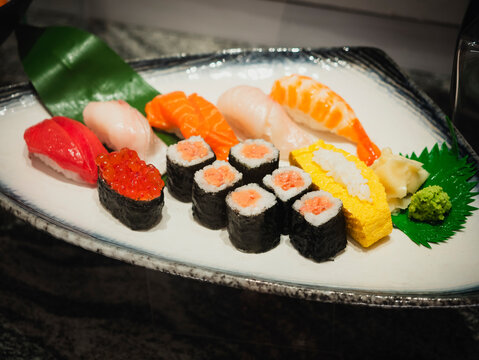 Food Model Restaurant Display Sushi set Japanese menu