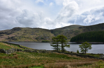 Rolling Hills Surrounding Haweswater Resevoir in England