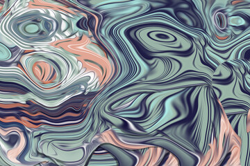 Abstract Colorful fluid background closeup. Highly textured. High quality details. Liquid forms an abstract background, perfect for wallpaper etc.