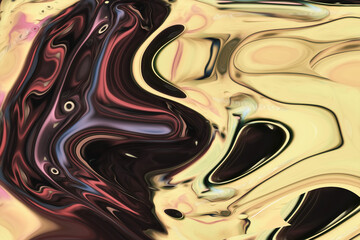 Obraz premium Abstract Colorful fluid background closeup. Highly textured. High quality details. Liquid forms an abstract background, perfect for wallpaper etc.