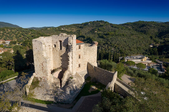 The small fortress of Suvereto Tuscany Italy