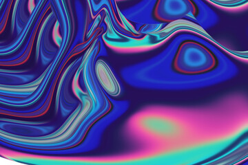 Abstract Colorful fluid background closeup. Highly textured. High quality details. Liquid forms an abstract background, perfect for wallpaper etc.