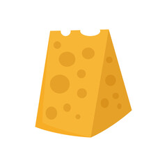 Icon of cut cheese slice