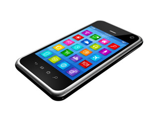 Smartphone Touchscreen HD - apps icons interface