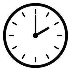 Uhr Icon zeigt 2 oder 14 Uhr - Anzeige von Uhrzeit, Beginn oder Weckzeit - obrazy, fototapety, plakaty
