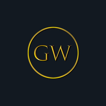 Luxury Initial letters GW monogram. Suitable for tattoo studio, salon, boutique, hotel, college, retro, interlock style
