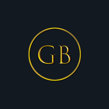 Luxury Initial letters GB monogram. Suitable for tattoo studio, salon, boutique, hotel, college, retro, interlock style