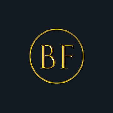 Luxury Initial letters BF monogram. Suitable for tattoo studio, salon, boutique, hotel, college, retro, interlock style