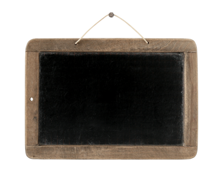 Old Vintage Blackboard isolated