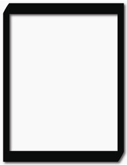 abstract simple black frame vector