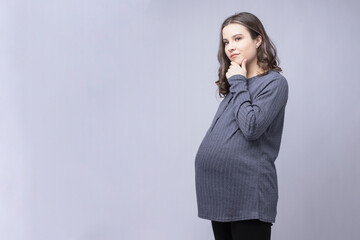 A pregnant young woman's doubts and agonies of choice