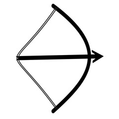 illustration of an arrow, bow and arrow, high quality, png, Archer, archery equipment weapon, hunting , arrow , sign , illustration 