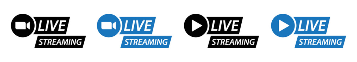 Live Streaming Icon Vector Illustration