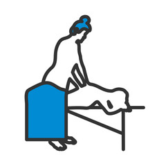 Woman Massage Icon