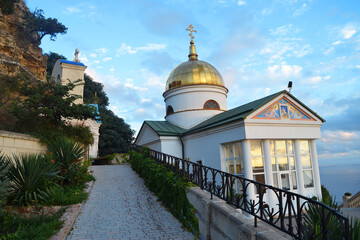 Balaklava St. George Monastery in the mountains of Sevastopol