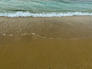 Beautiful sandy beach and turquoise water