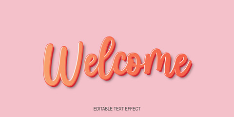 Welcome Banner with Pink Background