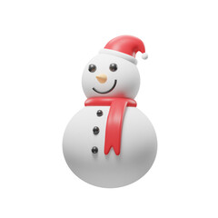 snowman icon 3d
